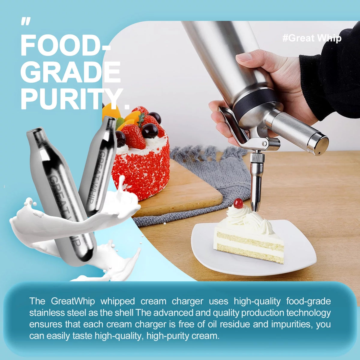 50 Pcs Whipped Cream Chargers V607083