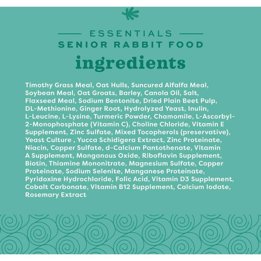 Senior Rabbit Food P7720