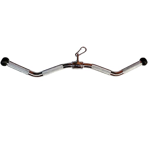 Cable Machine Attachment Curl Pulldown Barbell Revolving Bar N63942