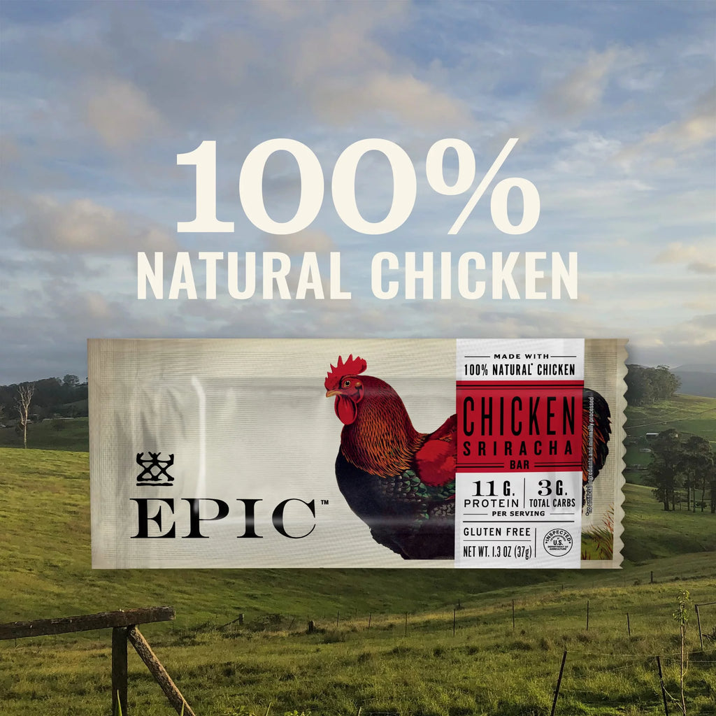 Chicken Sriracha Protein Bars 12 Ct E3751