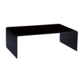 Black Tempered Glass Coffee Table X648473
