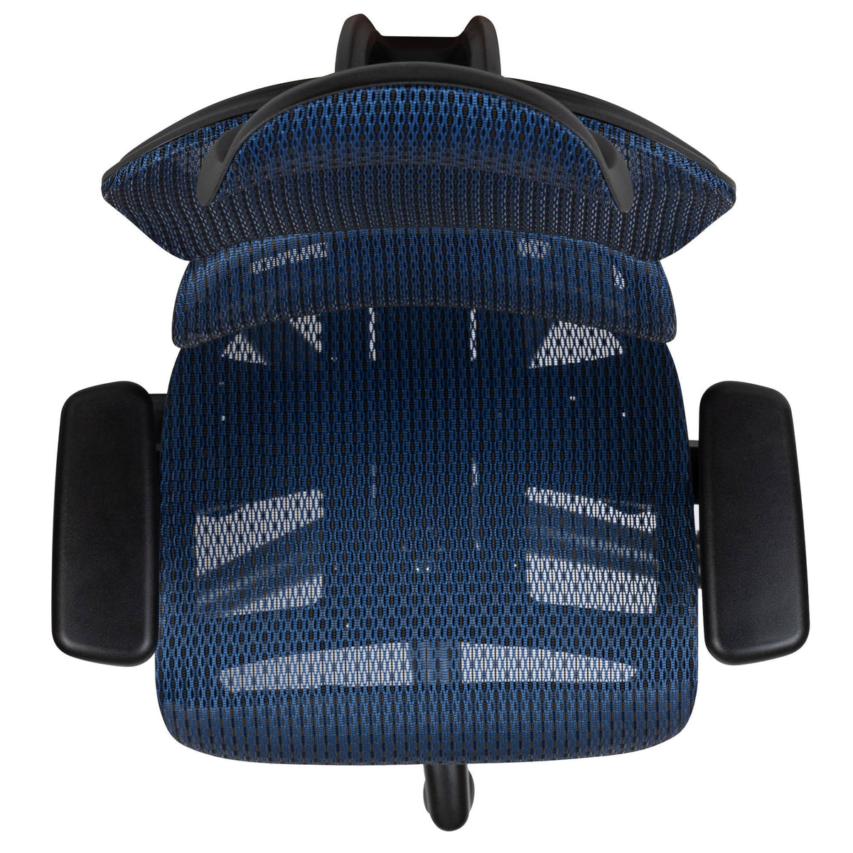 Ergonomic Mesh Office Chair with Lumbar Support, Blue Y518