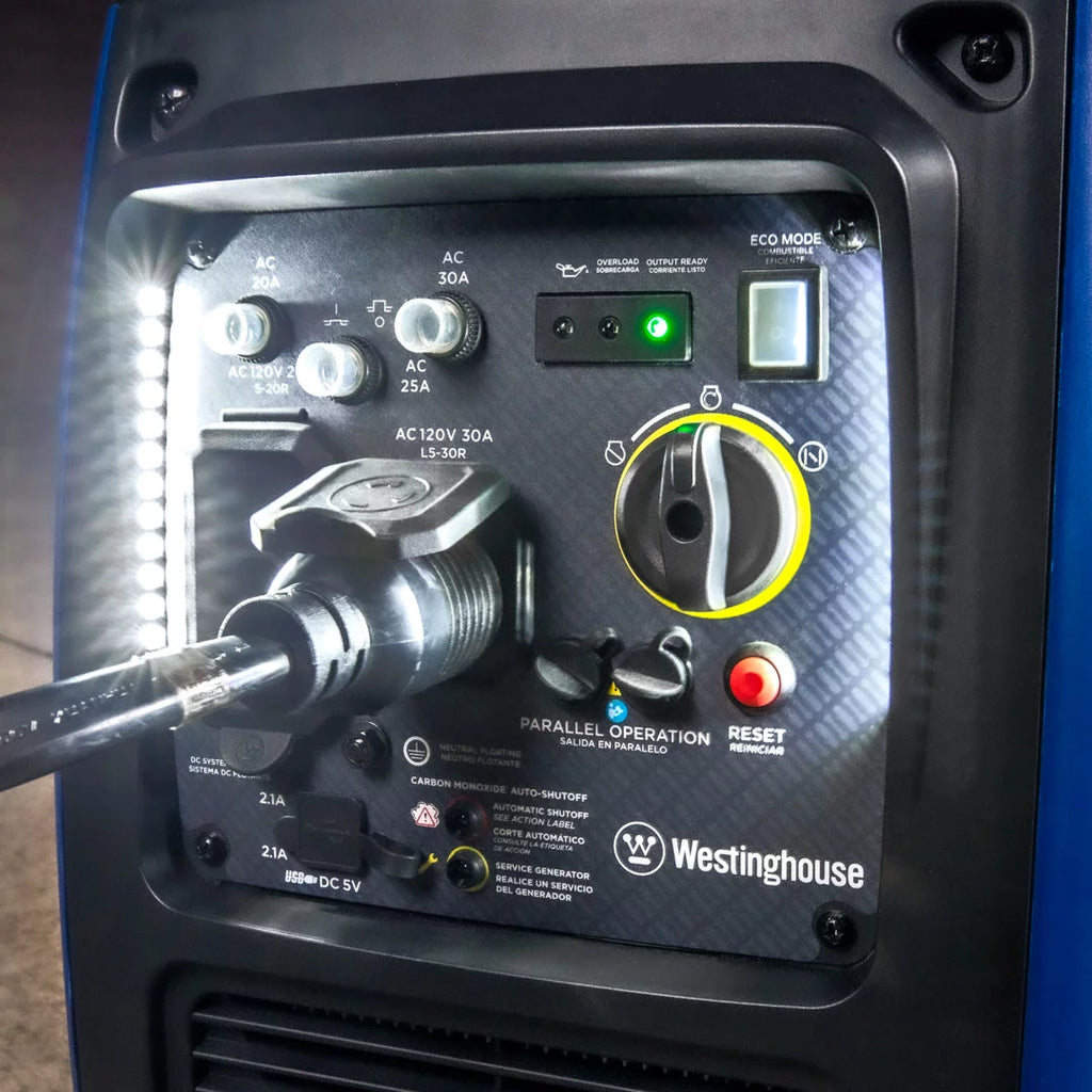 Gas Powered Portable Inverter Generator with CO Sensor V338027