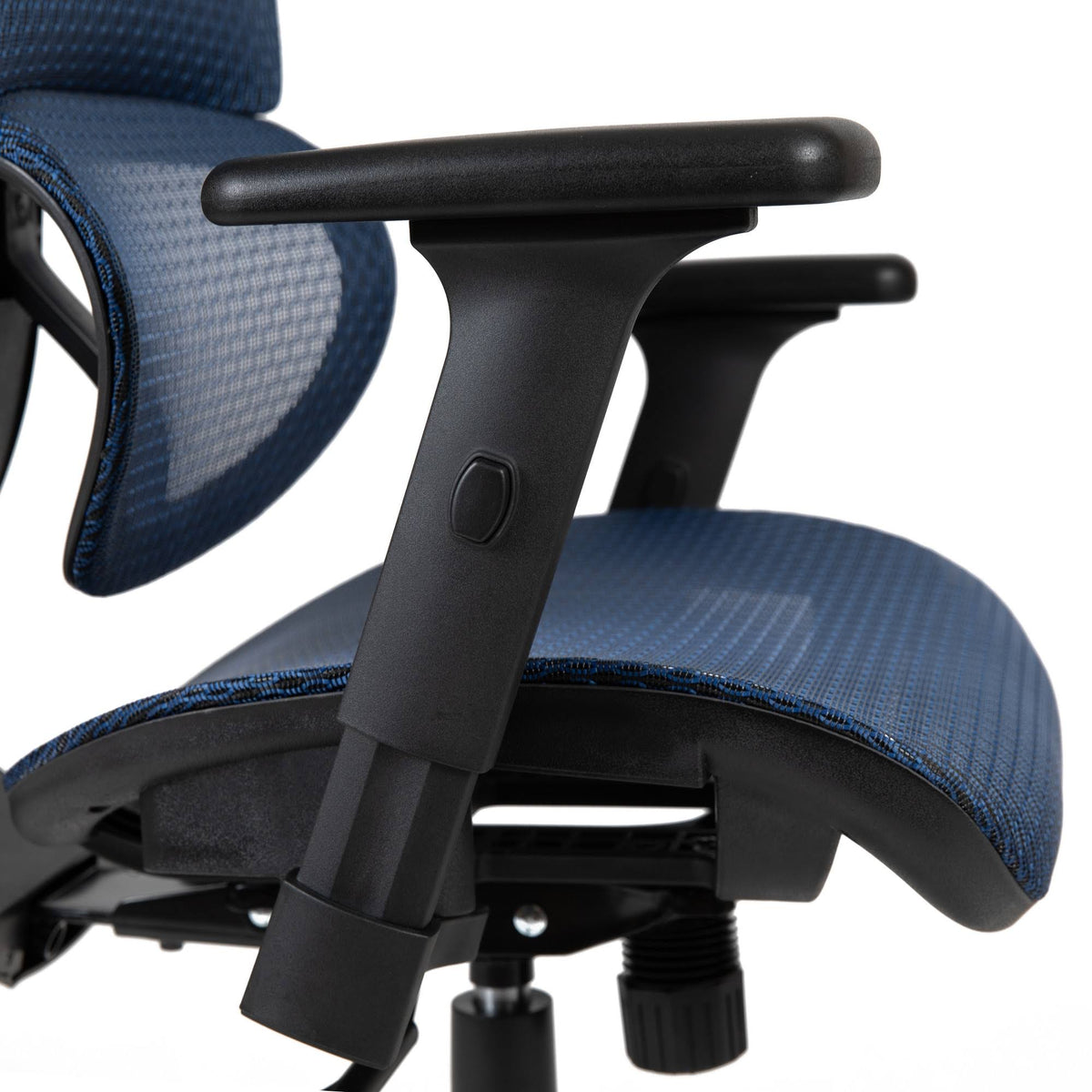 Ergonomic Mesh Office Chair with Lumbar Support, Blue Y518