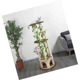 61 Cat Tree House Furniture with Leaves N843