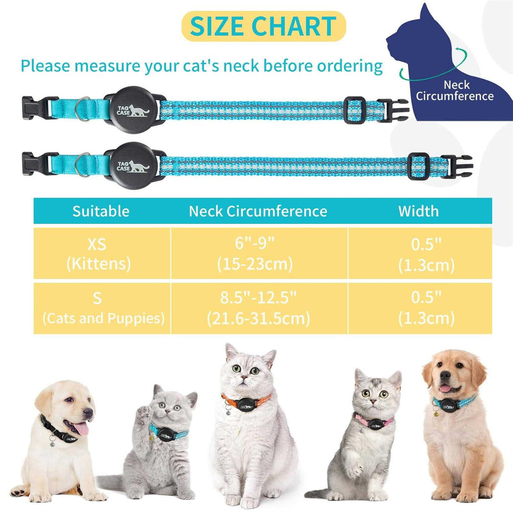 Reflective Cat Collar with Airtag Holder Z963010