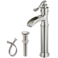 Brushed Nickel Brass Vessel Sink Faucet F408154