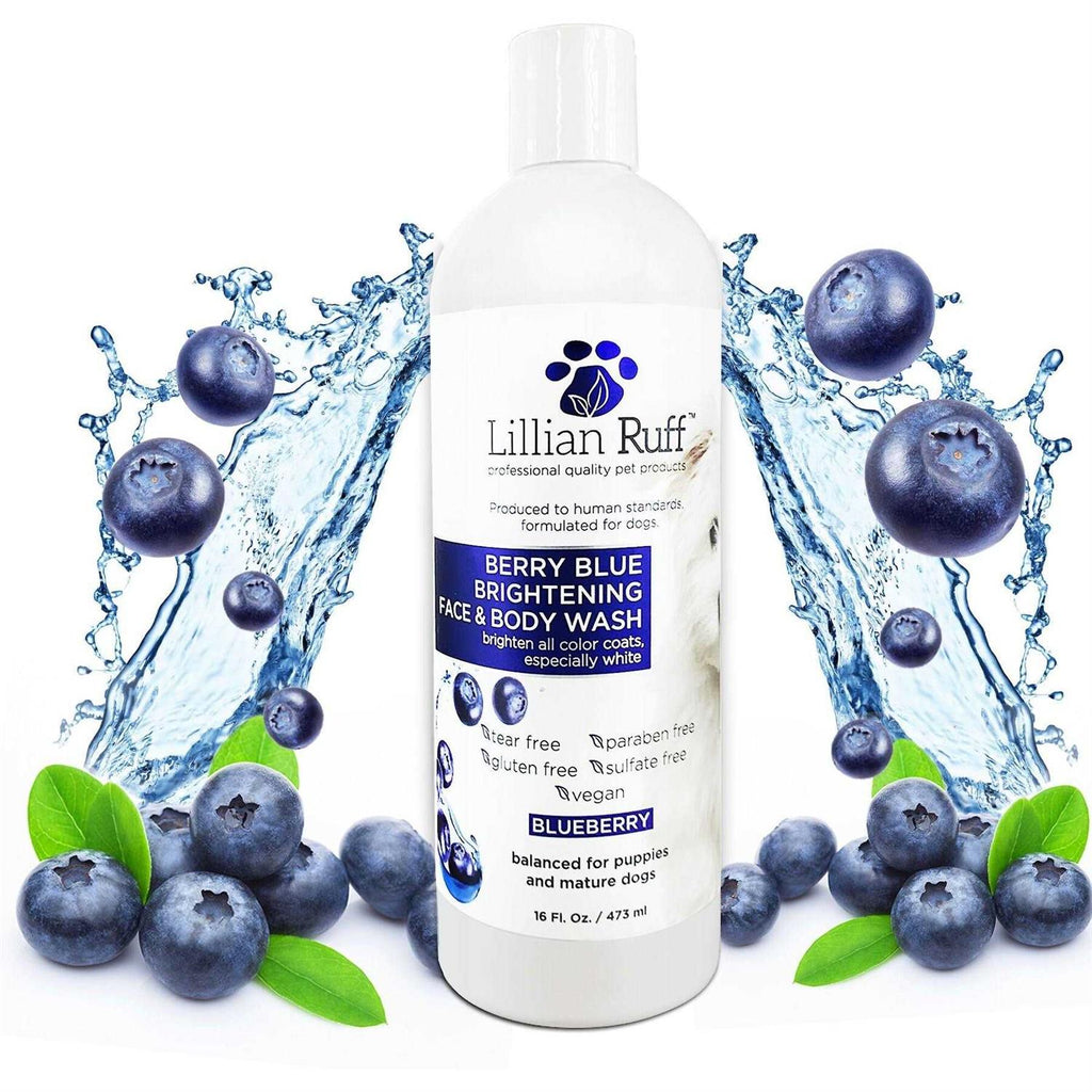 Berry Blue Brightening Face and Body Wash for Dogs and Cats F8805