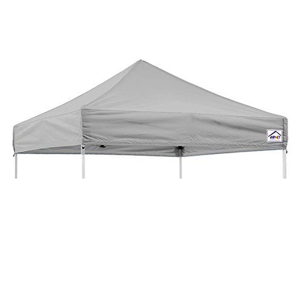 10x10 Replacement Canopy Top, 500 Denier, Grey V506