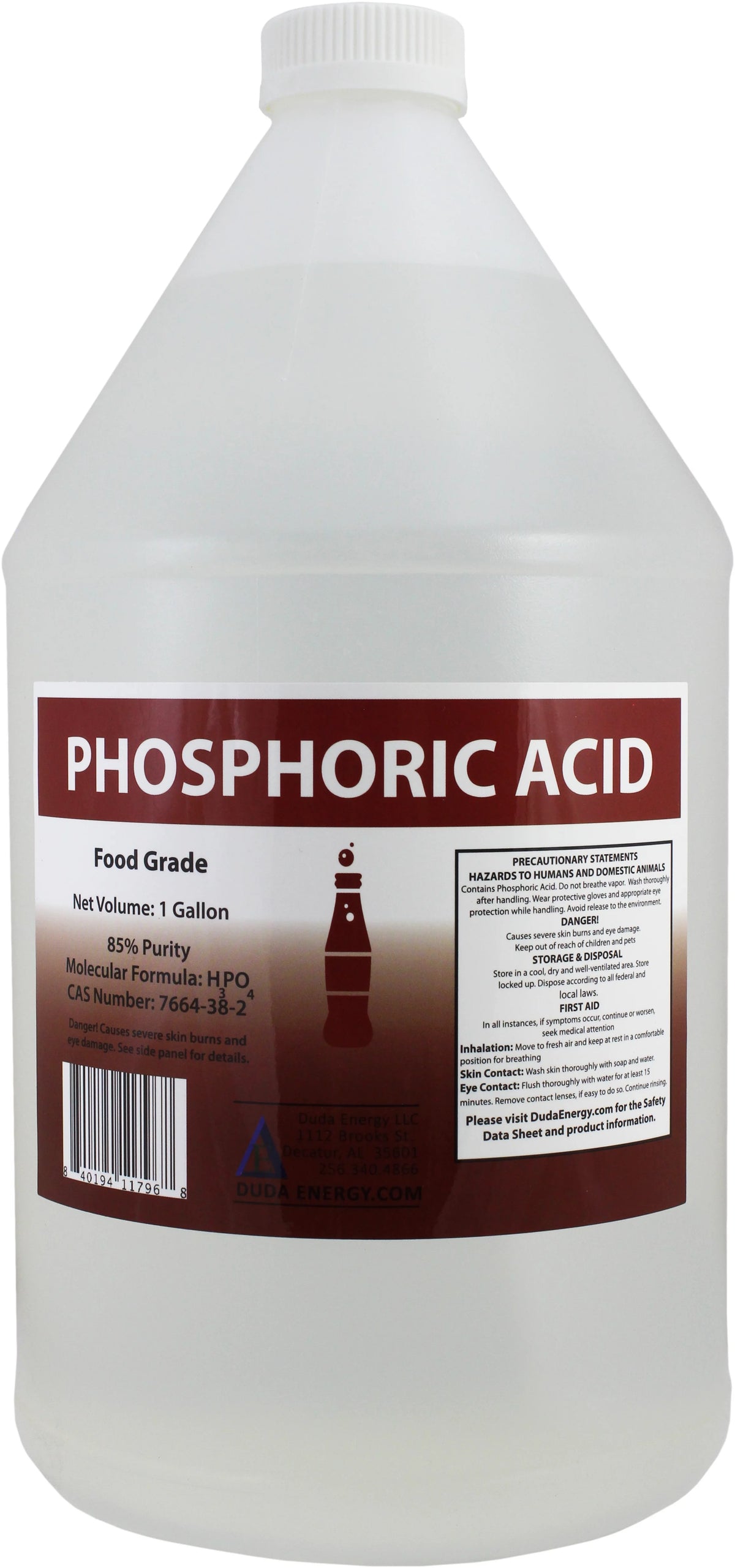 1 Gallon 85% Food Grade Phosphoric Acid Q7795