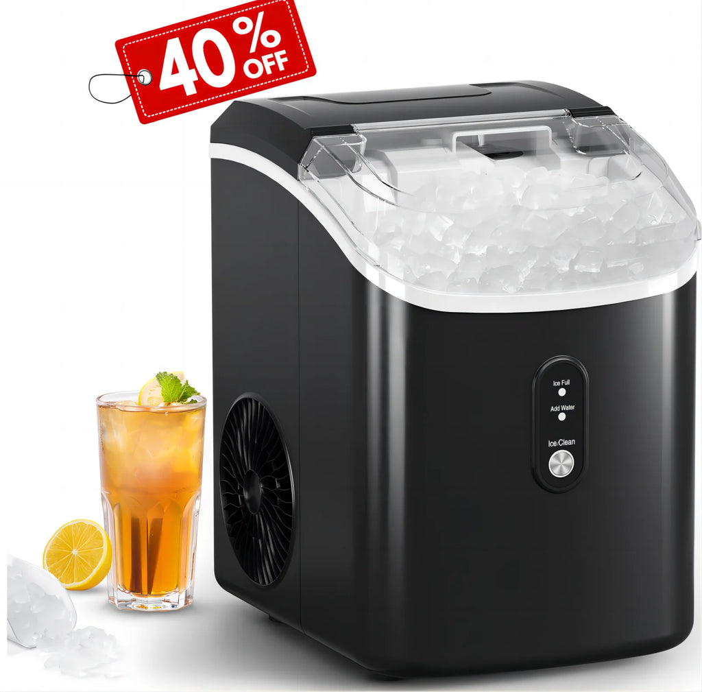 33lbs Countertop Nugget Ice Maker with Scoop S79396