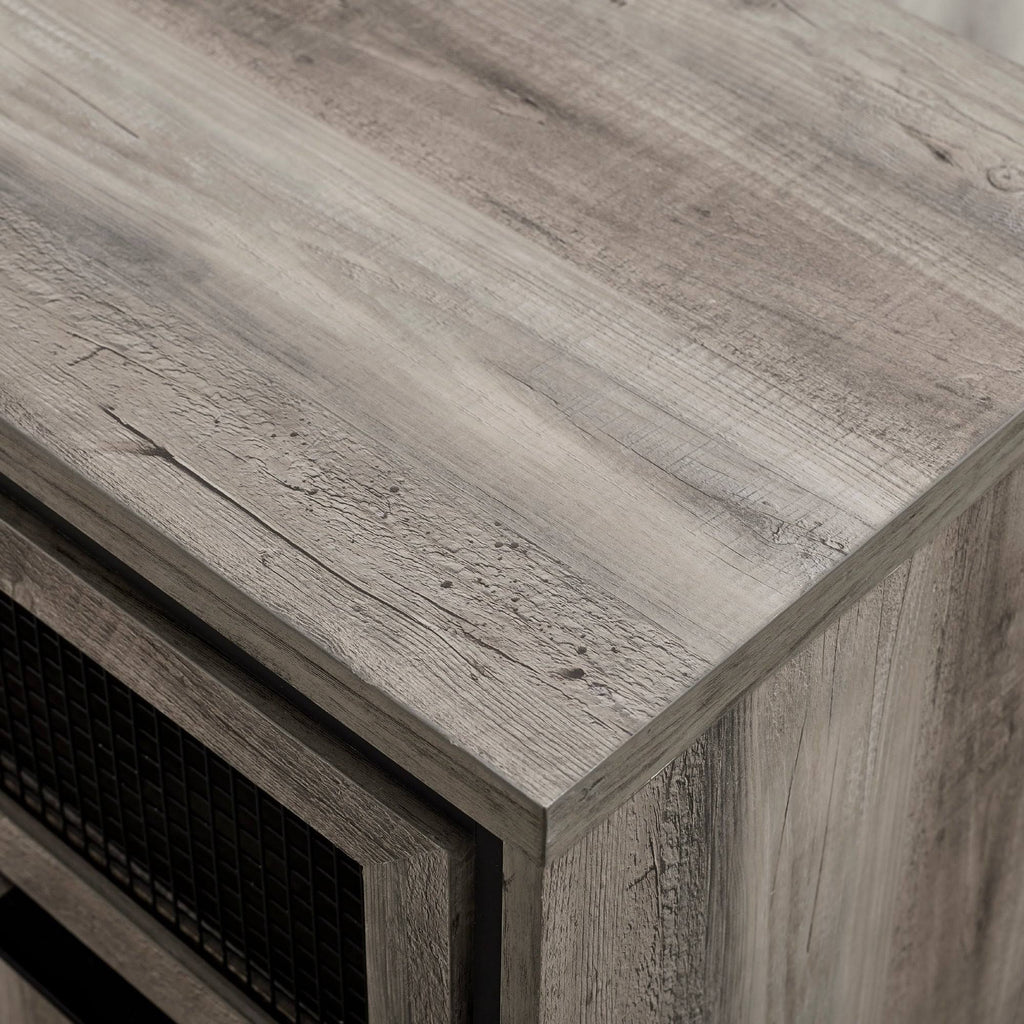 Grey Wash 2-Door Accent Cabinet G177984