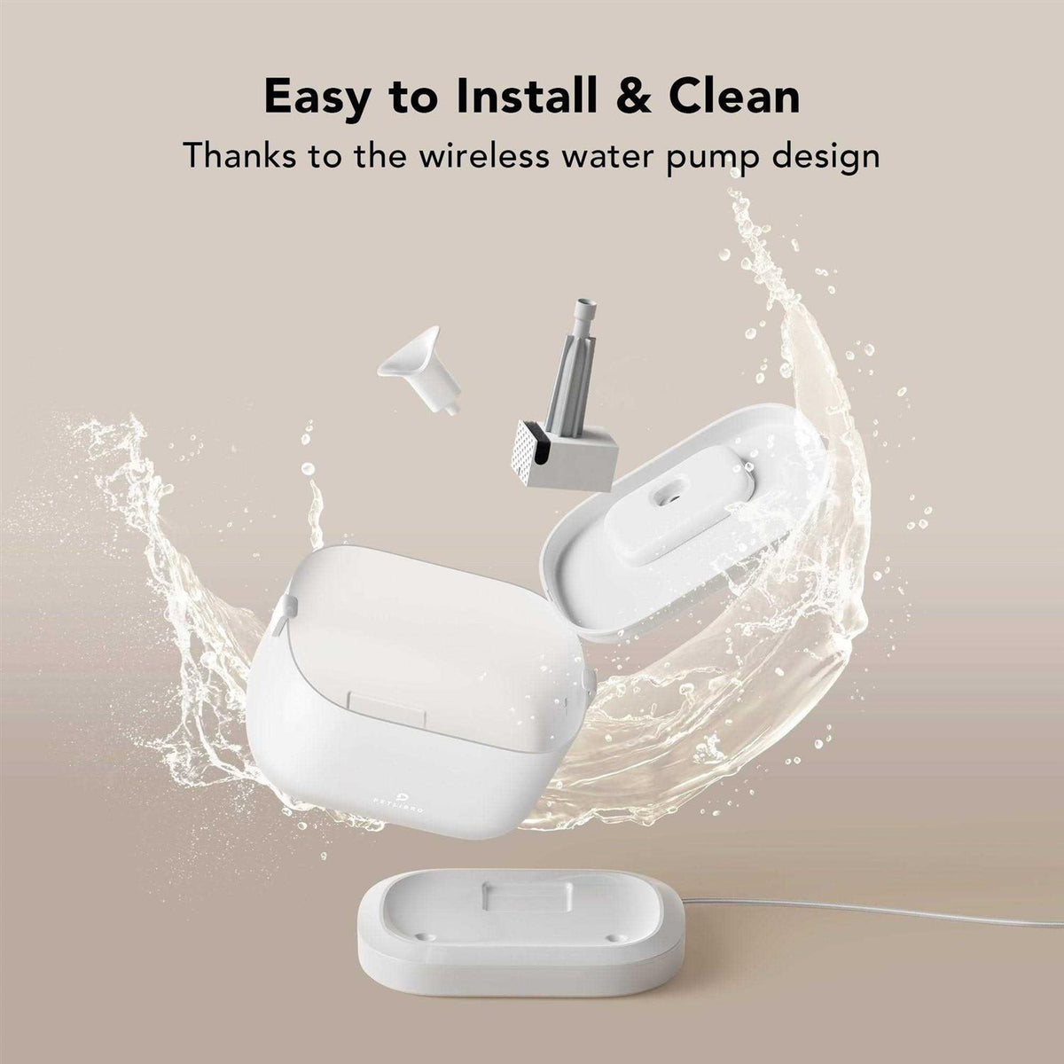 Cat Water Fountain with Wireless Pump 2.5L N16378