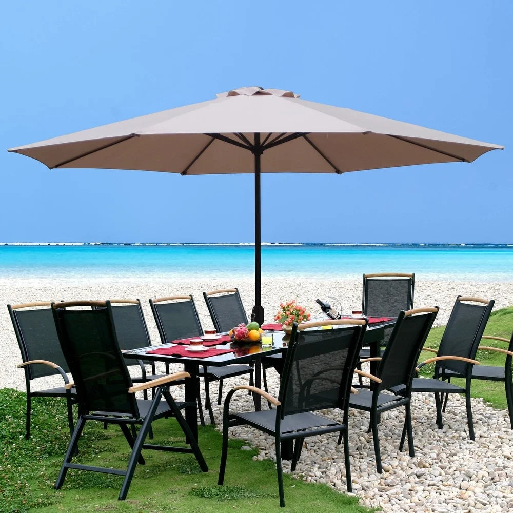11ft Patio Umbrella with Crank W198