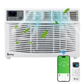 12000BTU 110V Window Air Conditioner with WIFI and Remote, White E64356
