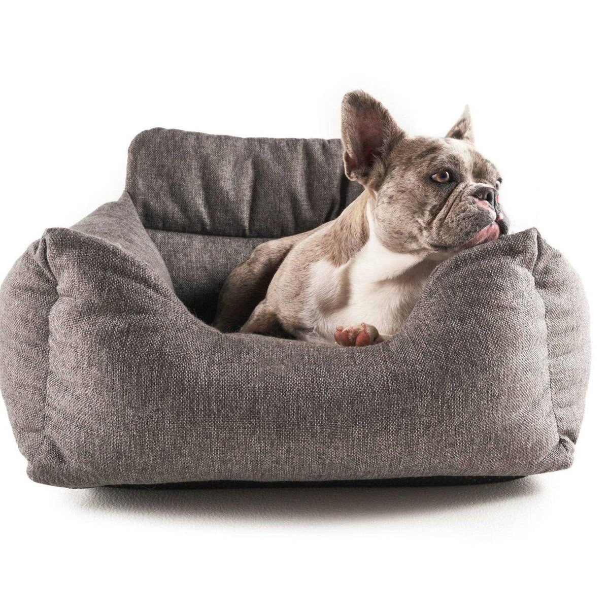 Memory Foam Dog Car Bed Gray Full Back Seat O83475