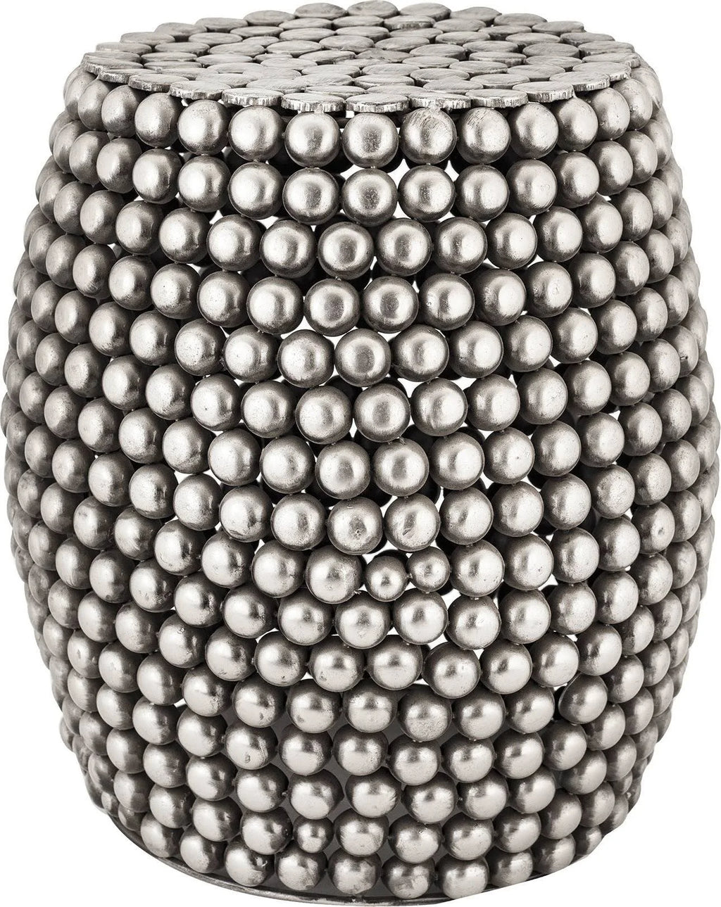 Pewter Pebble Stool S104