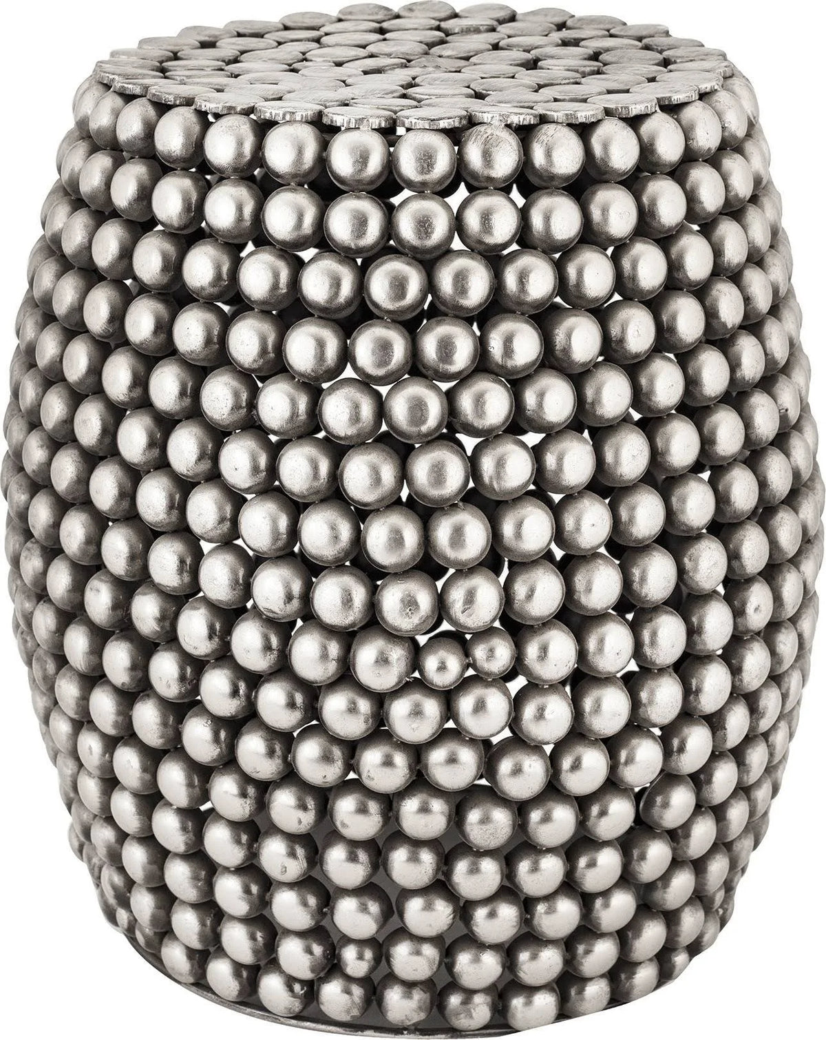 Pewter Pebble Stool S104