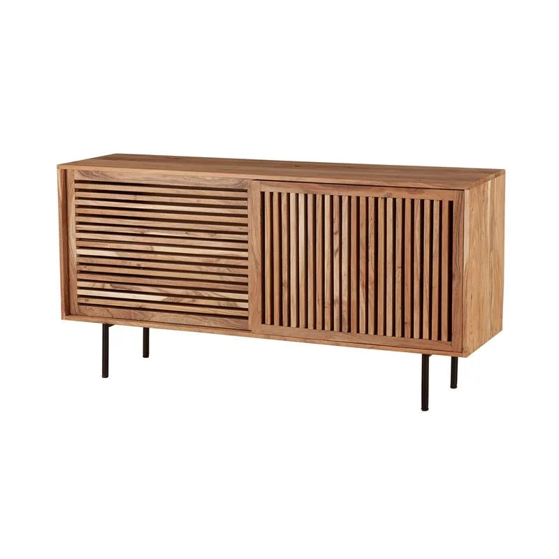 Solid Acacia Wood Sideboard S193902