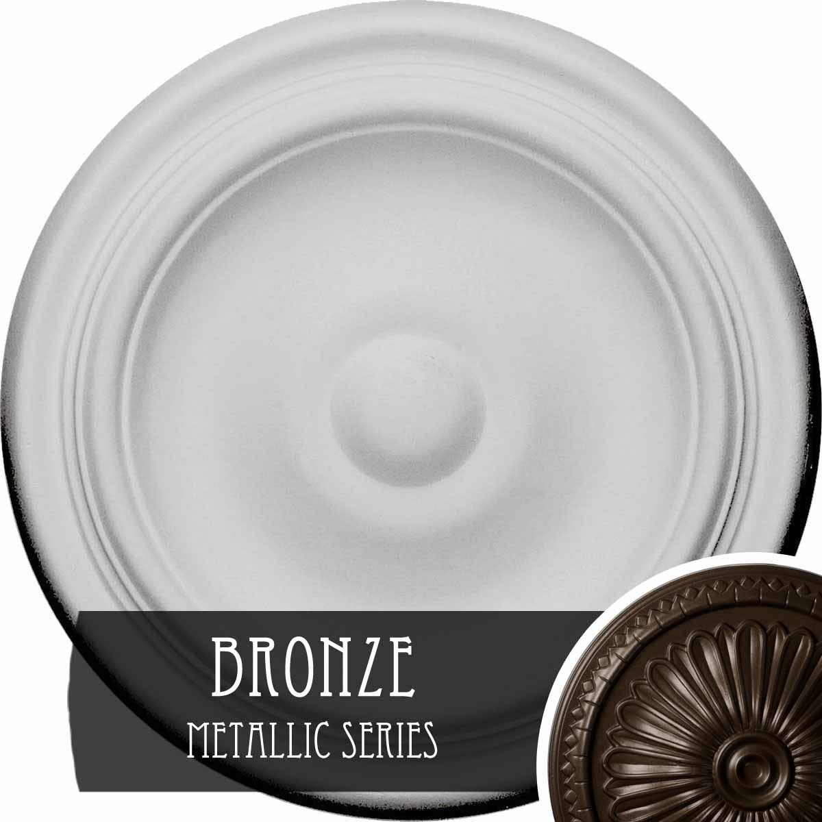 Bronze Hand-Painted Ceiling Medallion H637172