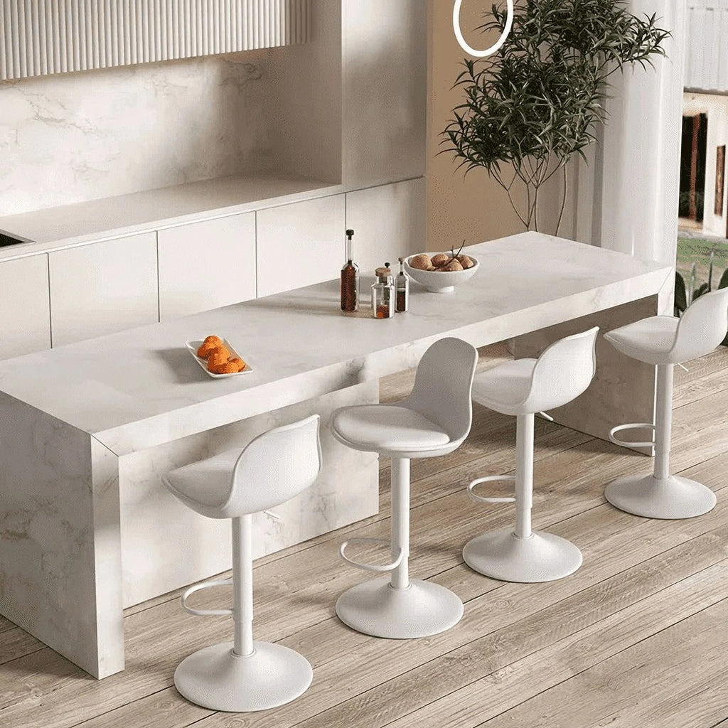 Swivel Bar Stools with Adjustable Height Set of 4 J903