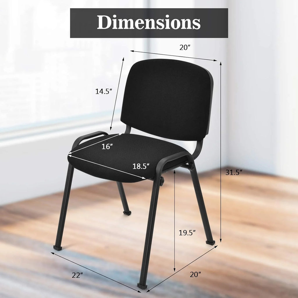 5 PCS Ergonomic Stackable Office Chairs Set D68345
