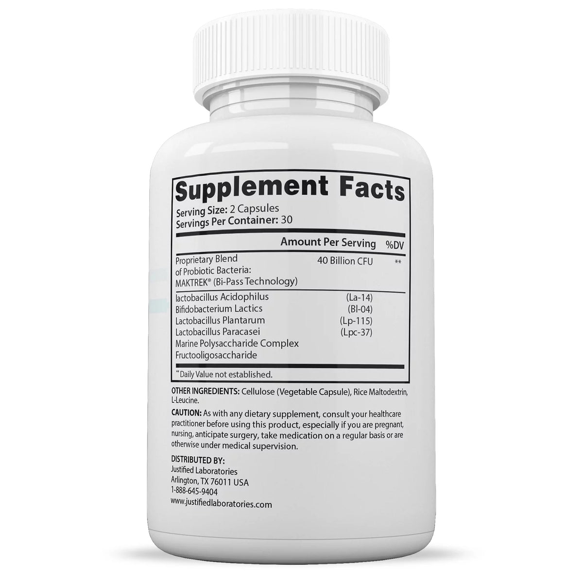 40 Billion CFU Probiotic 120 Capsules D2576