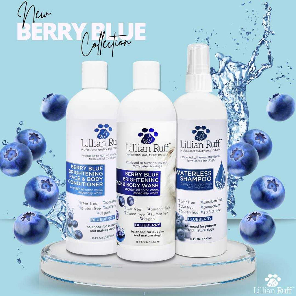 Berry Blue Brightening Face and Body Wash for Dogs and Cats F8805