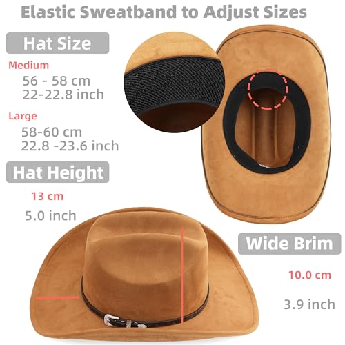 Wide Brim Cowboy Hat S9801