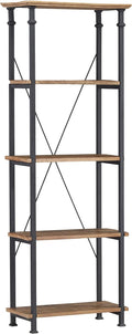 4-Tier Bookcase, Rustic Brown C87890