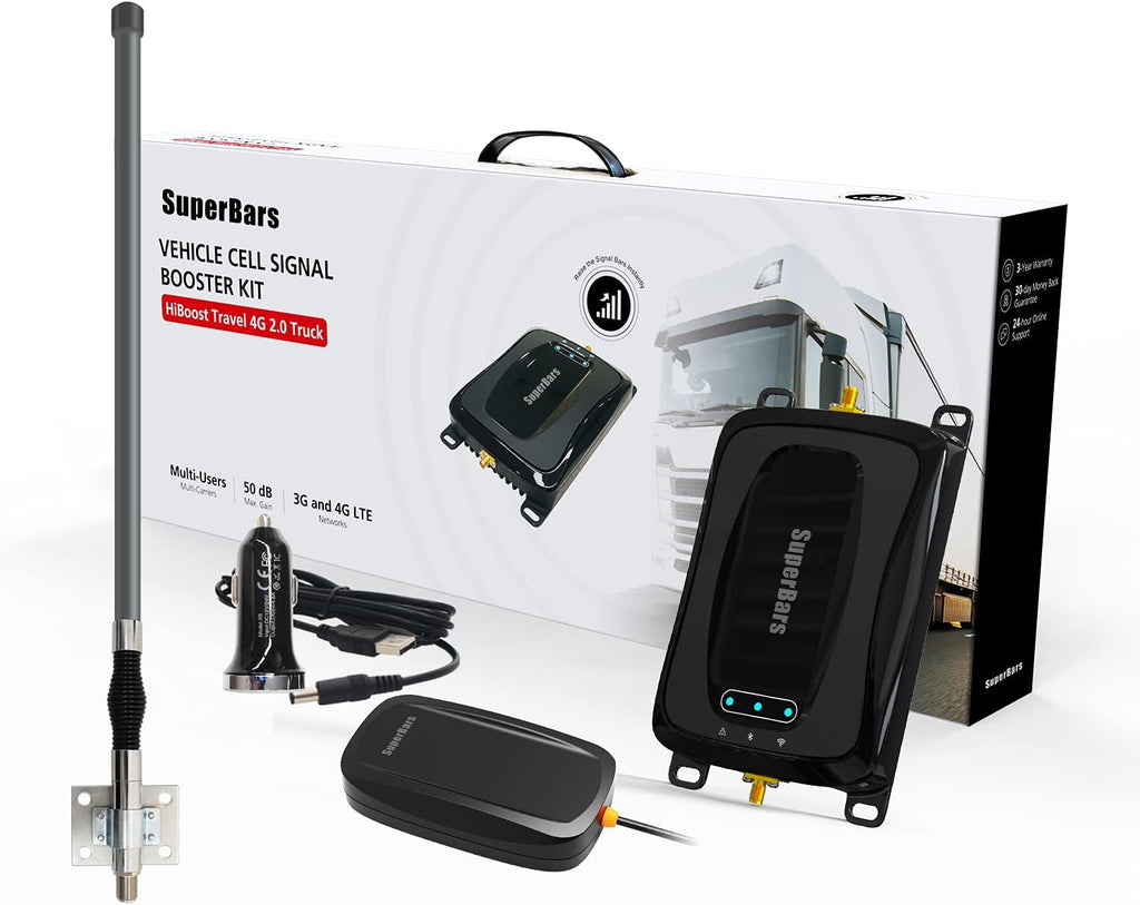 Cell Phone Signal Booster with 2 Indoor Antennas Y65776