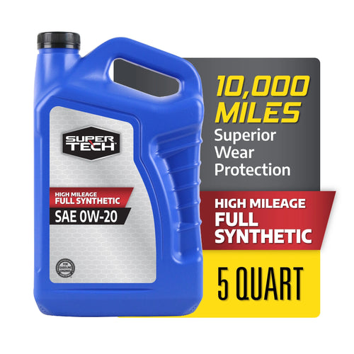 0W-20 Full Synthetic Motor Oil, 5 Quarts Z43015