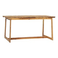 Solid Wood Outdoor Slat-Top Dining Table M5138